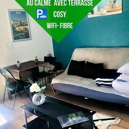 Le Petit Park-Studio-Terrasse- Piscine-Wifi Fibre Apartment Pau Exterior foto